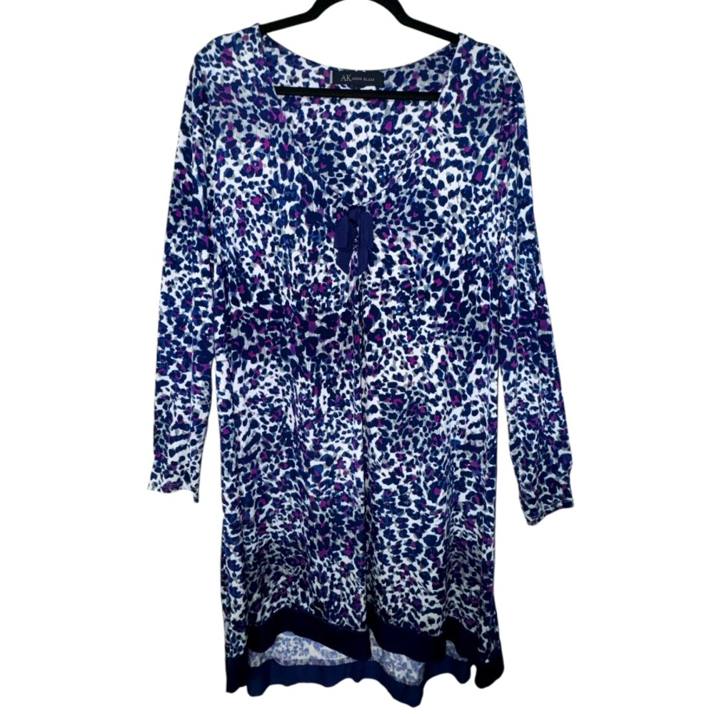 ANN KLEIN Animal Print Dress